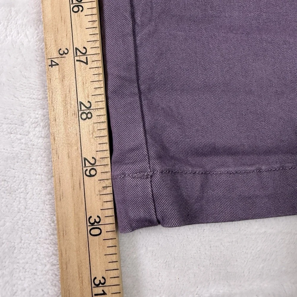 Eddie Bauer Pants Womens 10 Legend Wash Boyfriend Purple Mid Rise Relaxed NWT - Picture 9 of 12